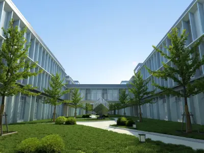 Office building 3D model