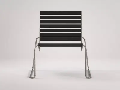 02 Armchair Free 3D model