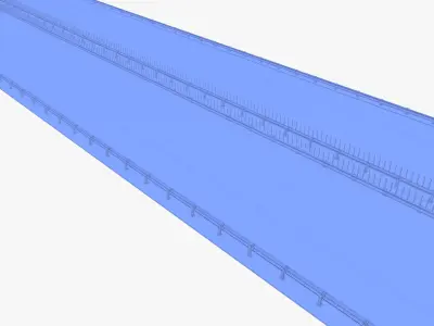 Tileable Freeway v1 Low-poly 3D model