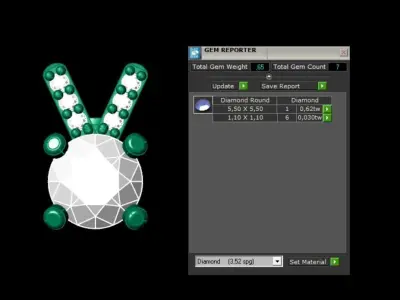 Pendant P045 3D Print Model 3D print model