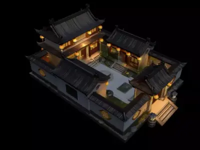 courtyard  3D model