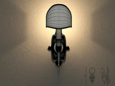 Masiero VE1075 A1 wall lamp 3D model