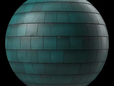 Roof Tile Materials 36- Concrete Roofing By 3 color Pbr 4k Texture