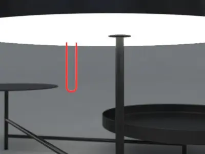 Table Lamp Arnaud by Arnaud Lapierre 3D model