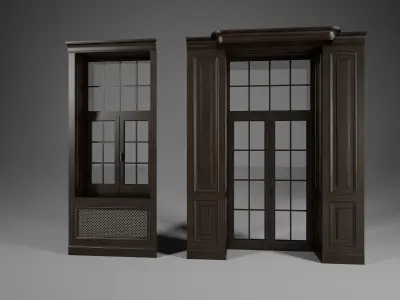 Boaserie M1 - wall cladding 3D model