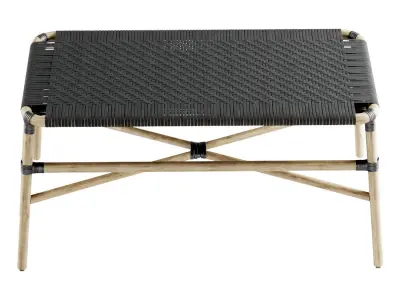Rattan ottoman MD40  3D model