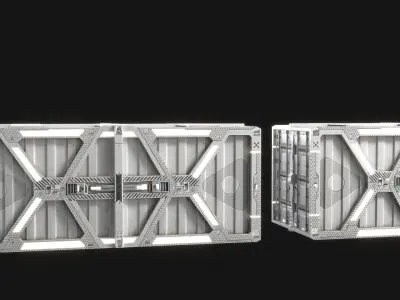  Sci-fi Container Set 