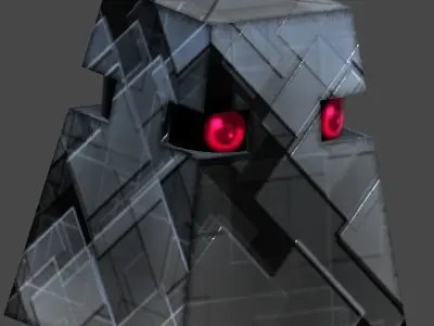 Megedo robot1 Low-poly 3D model