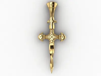 twised   sward  3D print model