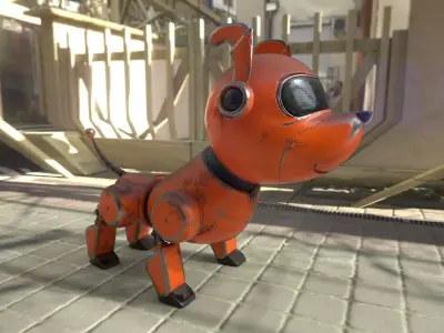 Robot Dog 3D model