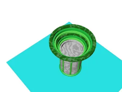 Flower bed 3D model purchase