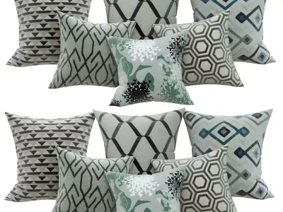 Seat pillows 1 3D model