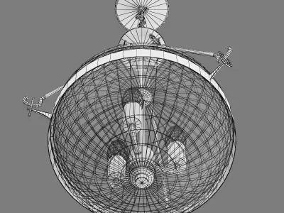 816034 Modena Lightstar chandelier 3D model