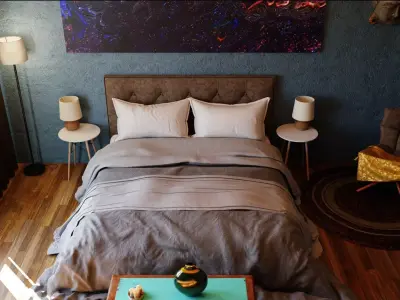 Bedroom model 3D model