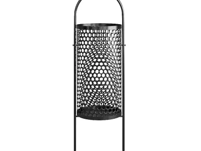 Cylinder Trashcan Free 3D model