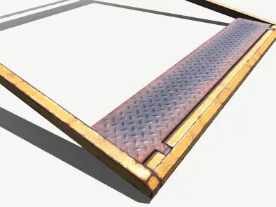 Spike Trap 5 Low-poly 3D model