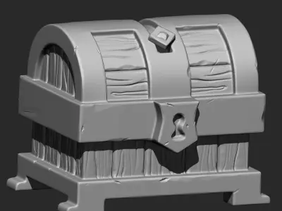 Stylized Treasure IMM Brush Pack 5 in One 3D model