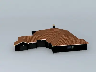 Spanish House Free 3D model