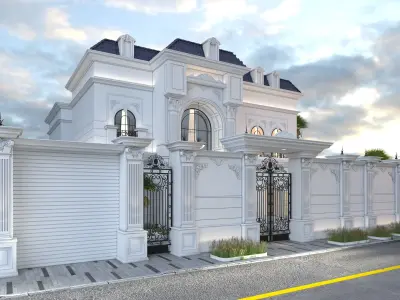 NEW CLASSIC VILLA 3D model