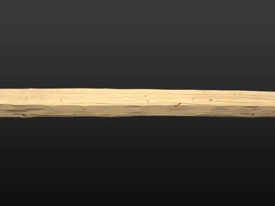 Wood Beam 08 3D model
