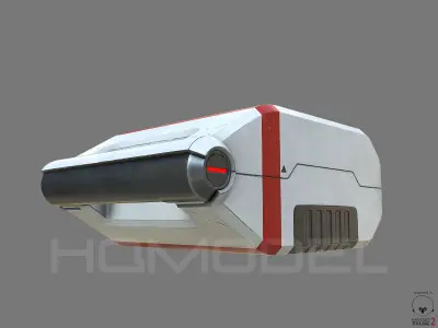 Doctor Case PBR Sci-Fi Low-poly 3D model