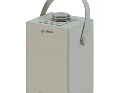 radio 11 3D model