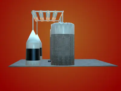 Sci-Fi Structure VI 3D model