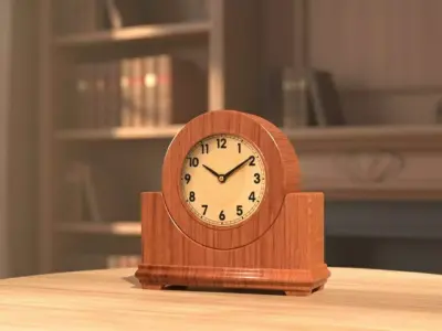 3D Antique Clocks Collection Low-poly 3D model