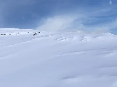 Snow Mountain 05 Low-poly 3D model