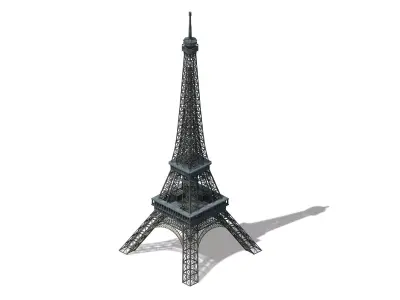 Different dimension - Eiffel Tower 01 3D model