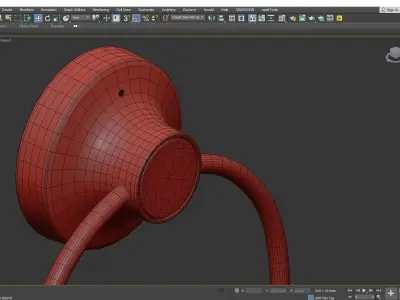 Simone Double Sconce Low-poly 3D model