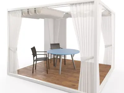 Pavilion Varaschin Pergola 3D model