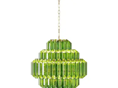 urum Cascade Murano Chandelier 3D model