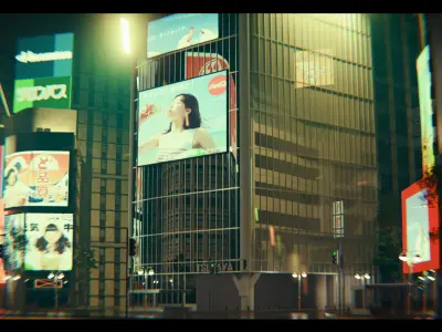 Tokyo Shibuya crossing  3D model