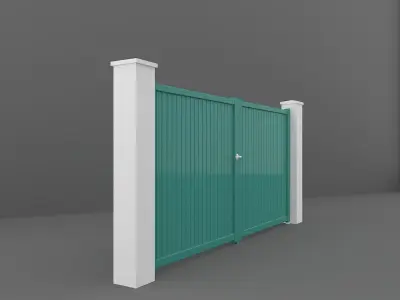 Outdoor Gate  3D model