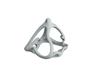 SciFi Cube Object No 64499 Low Poly Shape Low-poly 3D model