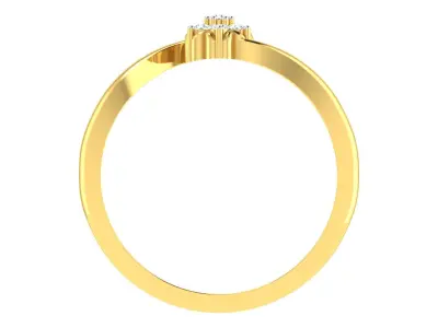 Women Ring Render 3dm STL OBJ FBX Details 3D print model 18