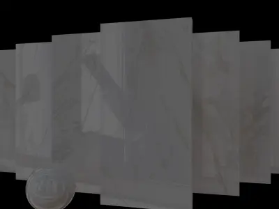 Marble Set Museum Torano Gold  80x160 Set 1 Texture