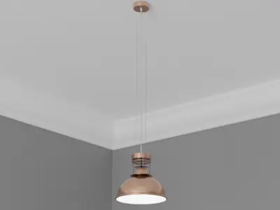 Pendant Ceiling Light P584C Low-poly 3D model
