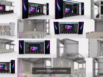 Collection Stage 4 3D Model Pack