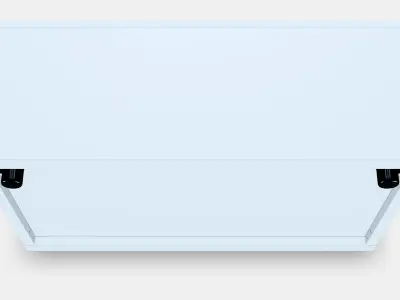 BESTA Shelf unit with glass door 26 Low-poly 3D model