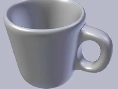Mugs or Cups in 13 colours Free 3D model