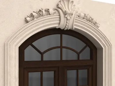 Classic balconies 3 3D model