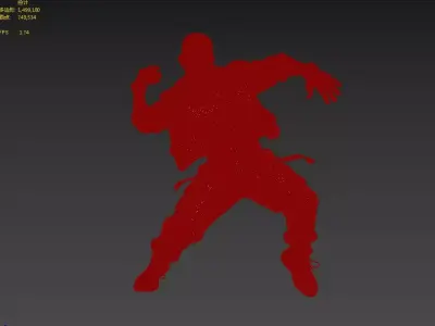 street dance 3D model