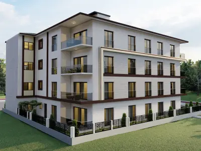 modern apartment  3d model code 11 3D model