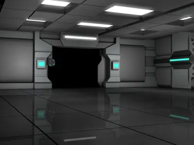 Sci Fi Room  3D model