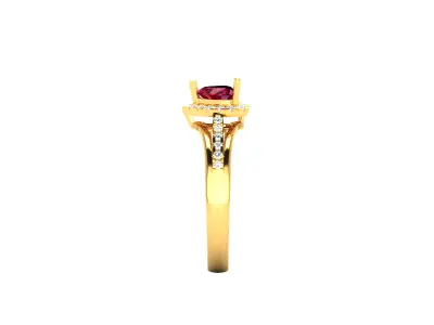 Women Ring  Render 3dm STL OBJ FBX Details 3D print model 187