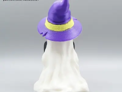 Cute Ghost - Trick or Treat 3D print model