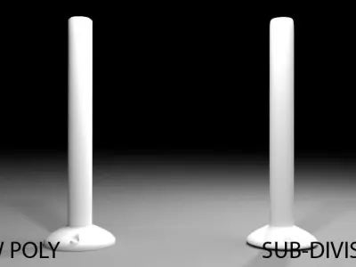 Bollard - Column 3D model