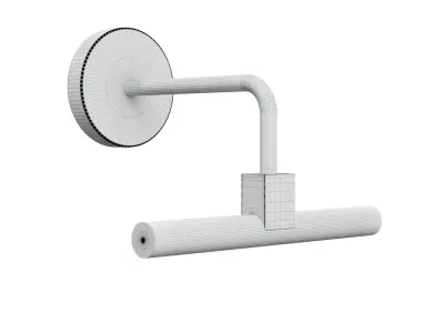 Wall Light TUBE BULB by Cables 30 Transparent 3D model
